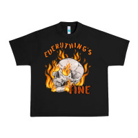 Black everything's fine Urban Heavy Tee - MaliasSmallBusiness