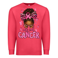Cardinal lets beat cancer afro messy bun Premium Sweatshirt - texasbilliewilder