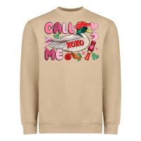 Mushroom call me valentine mallard duck Heavyweight Sweatshirt - MaliasSmallBusiness