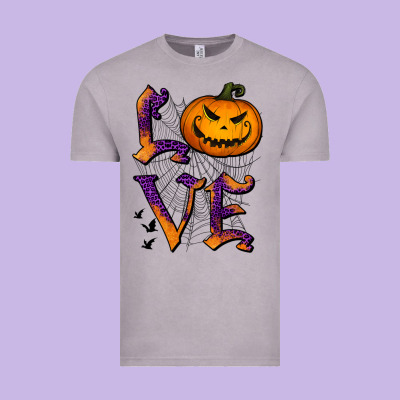 Love Halloween Vintage Tee Designed By Jasminsmagicworld