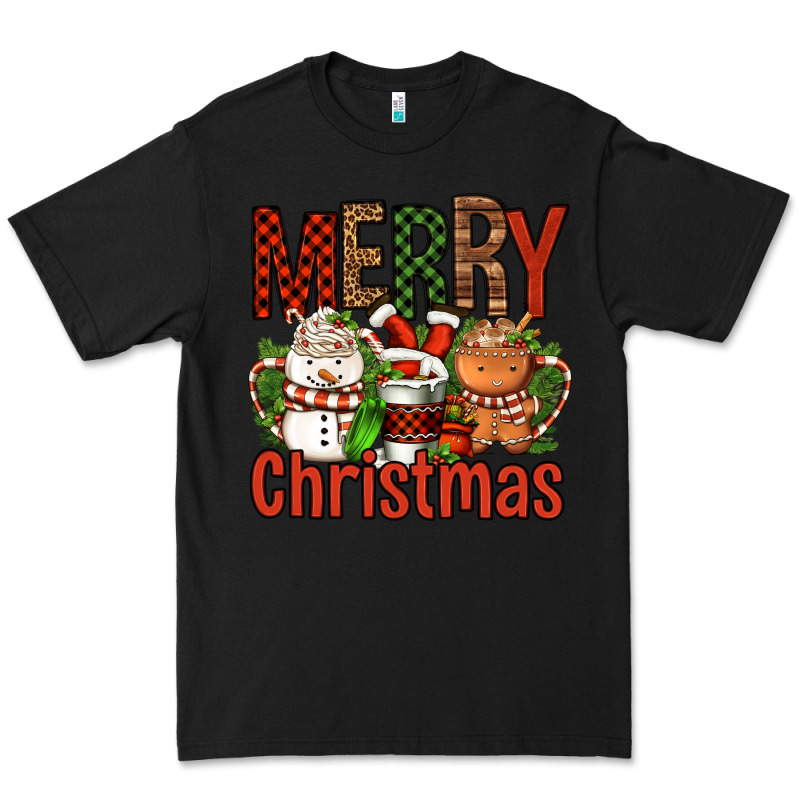 Merry Christmas Coffee Cups Premium Tee by FaDigitalArtStudio | Teevron