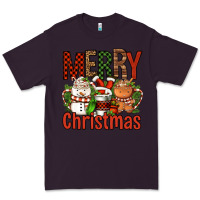 Plum Merry Christmas Coffee Cups Premium Tee - FaDigitalArtStudio