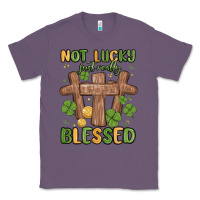 Lavender not lucky just really blessed malia Classic Tee - MaliasSmallBusiness