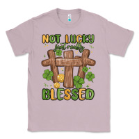 Lilac not lucky just really blessed malia Classic Tee - MaliasSmallBusiness
