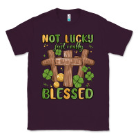Plum not lucky just really blessed malia Classic Tee - MaliasSmallBusiness