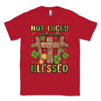 Red not lucky just really blessed malia Classic Tee - MaliasSmallBusiness