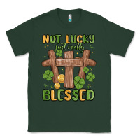 Sports Green not lucky just really blessed malia Classic Tee - MaliasSmallBusiness