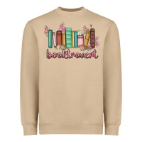 Mushroom booktrovert Heavyweight Sweatshirt - MaliasSmallBusiness