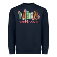 Navy booktrovert Heavyweight Sweatshirt - MaliasSmallBusiness