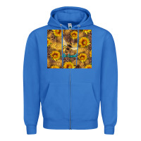 True Royal be kind bee and sunflowers Zipper Hoodie - Artiststas