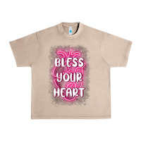 French Oak bless your heart Urban Heavy Tee - MaliasSmallBusiness