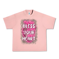 Salmon bless your heart Urban Heavy Tee - MaliasSmallBusiness