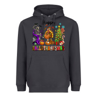 Smoke Happy Hallothanksmas Heavyweight Hoodie - texasbilliewilder