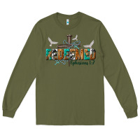 Army Green redeemed ephesians 1 7 Long Sleeve Tee - NancyCooperArtShop