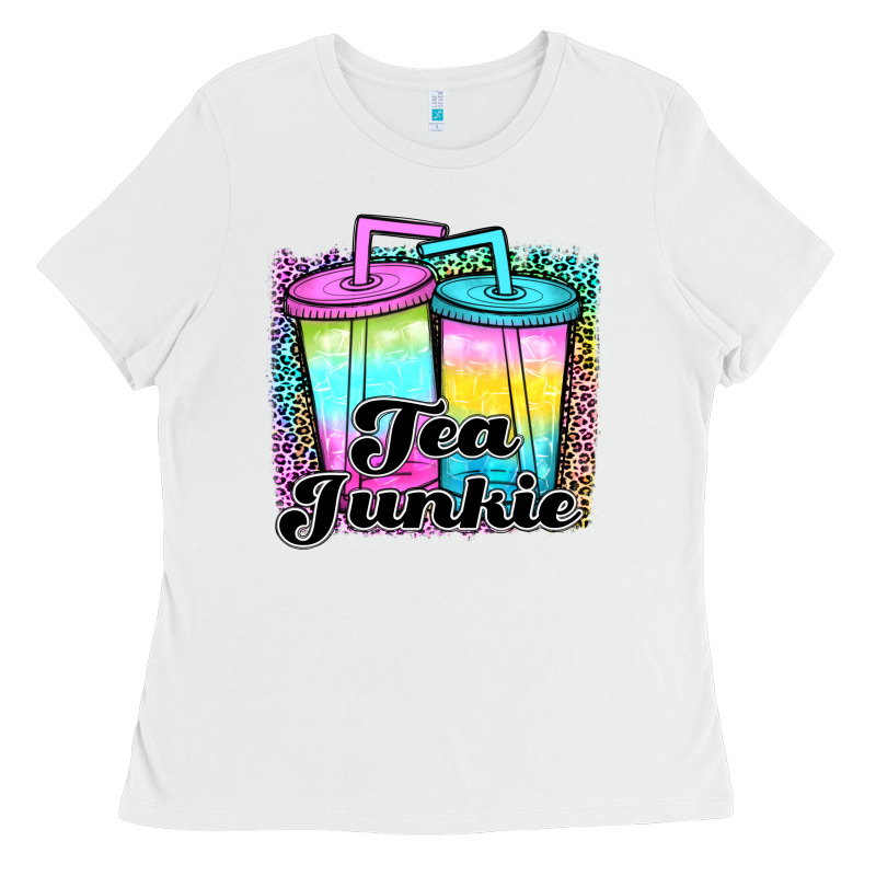 Tea Junkie Ladies Tee by JahusDesignShop | Teevron