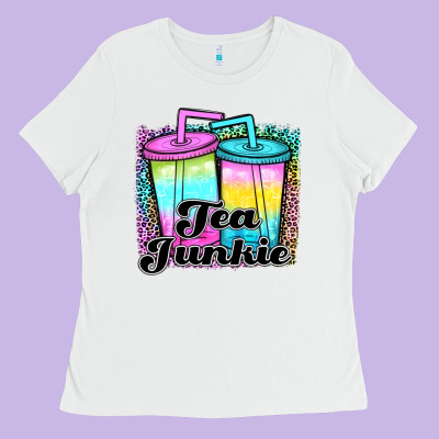 Tea Junkie Ladies Tee Designed By Jahusdesignshop