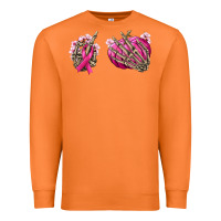 Carrot Breast Cancer skeleton hands Premium Sweatshirt - NancyCooperArtShop