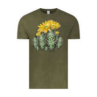 Vintage Olive texas rainbow cactus Vintage Tee - LillyAllenDesigns