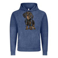 Vintage Denim dachshund Vintage Hoodie - BarkalooDesign