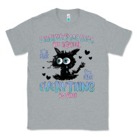 Heather Grey i survived 100 days of school cat Classic Tee - MaliasSmallBusiness