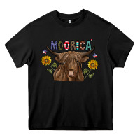 Black Moorica Heavy Core Tee - CowhideDigitalArt
