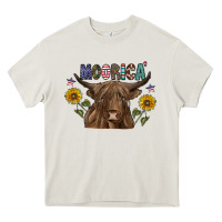 Cream Moorica Heavy Core Tee - CowhideDigitalArt