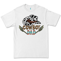 White cowboy dad Premium Tee - CowhideDigitalArt