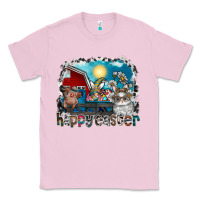Bubblegum Pink Happy Easter Classic Tee - CowhideDigitalArt