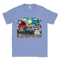 Colony Blue Happy Easter Classic Tee - CowhideDigitalArt