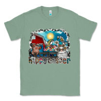 Sage Happy Easter Classic Tee - CowhideDigitalArt