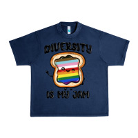 Navy diversity is my jam Urban Heavy Tee - MaliasSmallBusiness