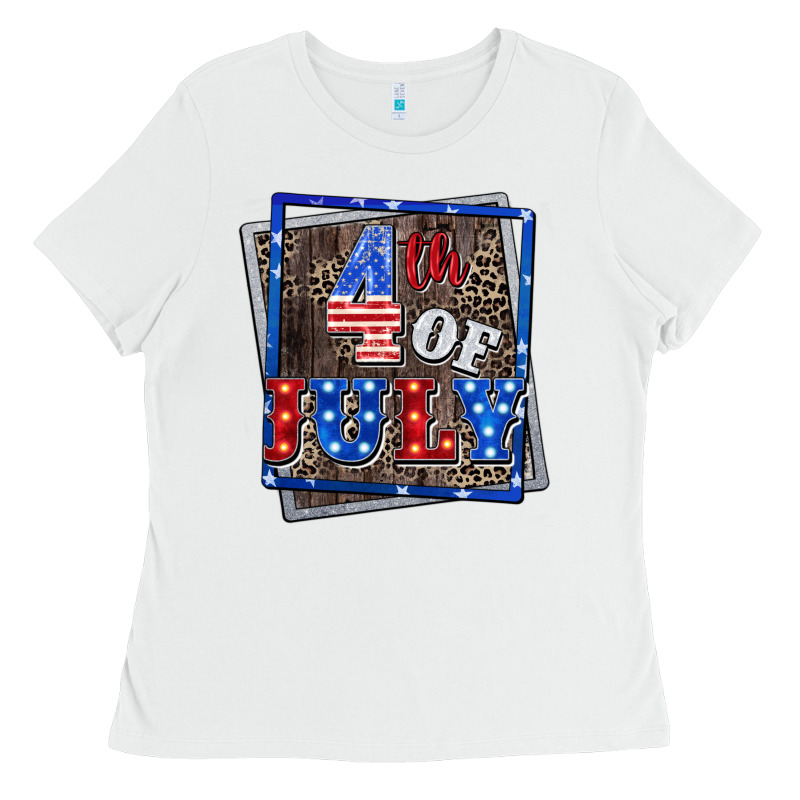 4th Of July  4th Of July Ladies Tee by CowGirlArtShop | Teevron