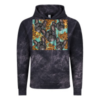 Cloud Black french bulldog Vintage Hoodie - BarkalooDesign