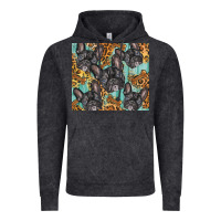 Vintage Black french bulldog Vintage Hoodie - BarkalooDesign