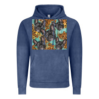 Vintage Denim french bulldog Vintage Hoodie - BarkalooDesign
