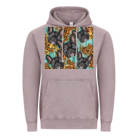 Vintage Zinc french bulldog Vintage Hoodie - BarkalooDesign