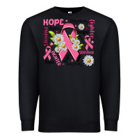 Black Breast Cancer Premium Sweatshirt - NancyCooperArtShop
