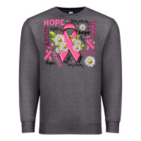 Charcoal Heather Breast Cancer Premium Sweatshirt - NancyCooperArtShop