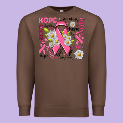 Breast Cancer Premium Sweatshirt Designed By Nancycooperartshop