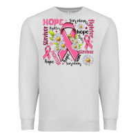 Dove Grey Breast Cancer Premium Sweatshirt - NancyCooperArtShop