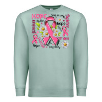 Seafoam Breast Cancer Premium Sweatshirt - NancyCooperArtShop