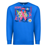 True Royal Breast Cancer Premium Sweatshirt - NancyCooperArtShop