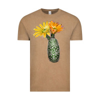 Vintage Coffee texas rainbow cactus Vintage Tee - LillyAllenDesigns
