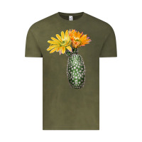 Vintage Olive texas rainbow cactus Vintage Tee - LillyAllenDesigns