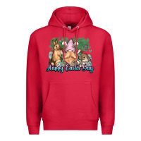 Cardinal Gnome bunny Happy Easter Day Premium Hoodie - HowdyJamesFarm