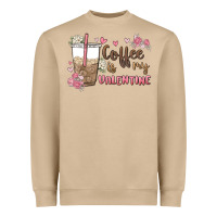 Mushroom coffee is my valentine Heavyweight Sweatshirt - MaliasSmallBusiness