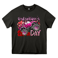 Asphalt valentines day monster truck Heavy Core Tee - RacoonDesign