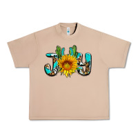 Burro joy with sunflower and cactus ado Urban Heavy Tee - AdoDesignShop