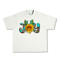 Pistachio joy with sunflower and cactus ado Urban Heavy Tee - AdoDesignShop