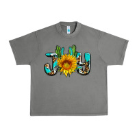 Tornado joy with sunflower and cactus ado Urban Heavy Tee - AdoDesignShop